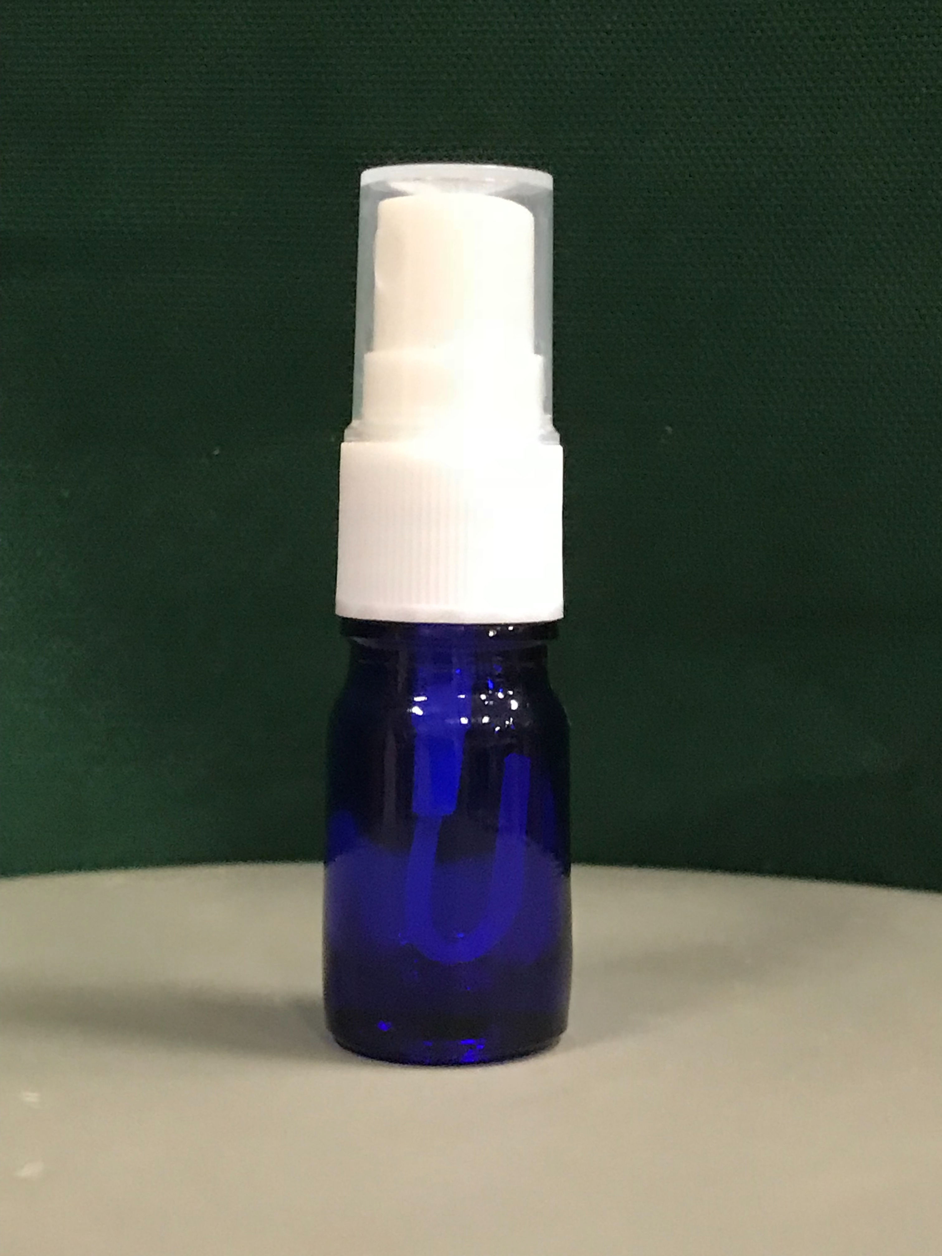 5ml COBALT BLUE Glass Bottle with CLOSURE of your CHOICE