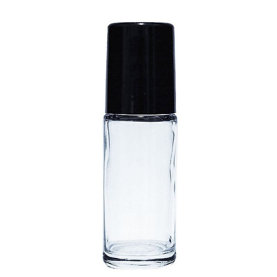 Large CLEAR Glass 30 ml Roller Bottle ( 1 oz ) myoilyhabit