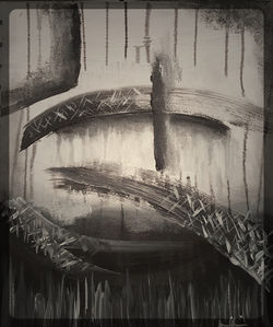 Rugged Cross abstract