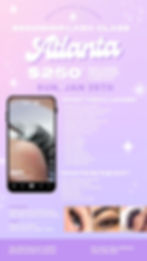 ATLANTA 1-Day Lash Class Deposit: Jan 26th