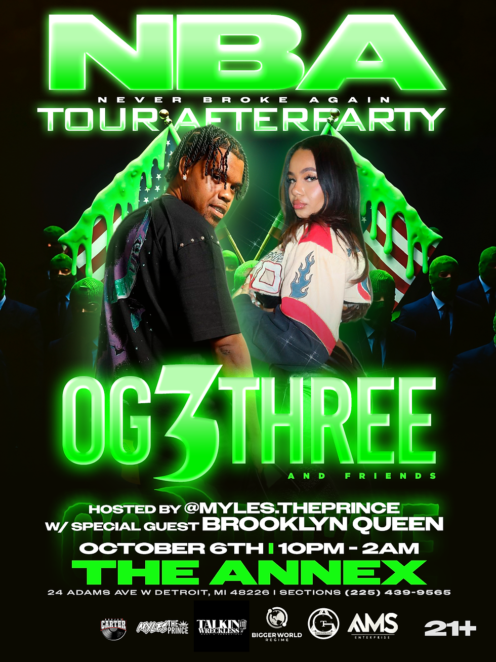 OG3Three & Friends NBA Tour Afterparty – Detroit, Michigan