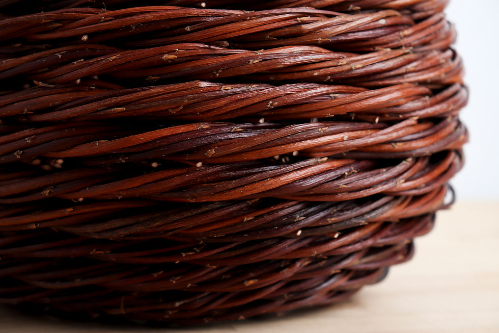 Thumbnail: rope-coil contemporary basket | small