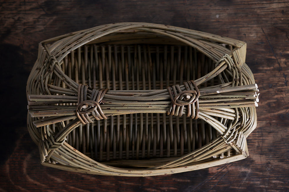 Thumbnail: zarzo gathering basket | small