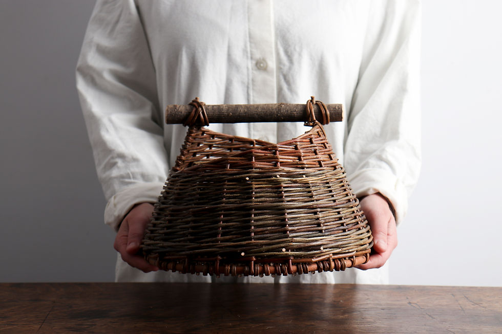 Thumbnail: asymmetric contemporary basket | small