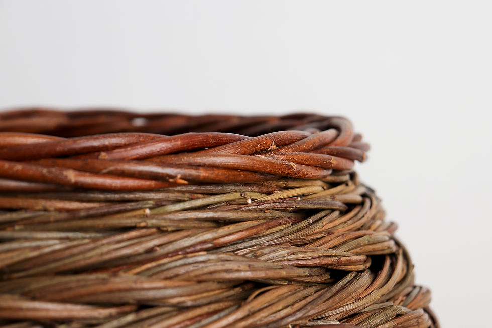 Thumbnail: herringbone contemporary basket | medium