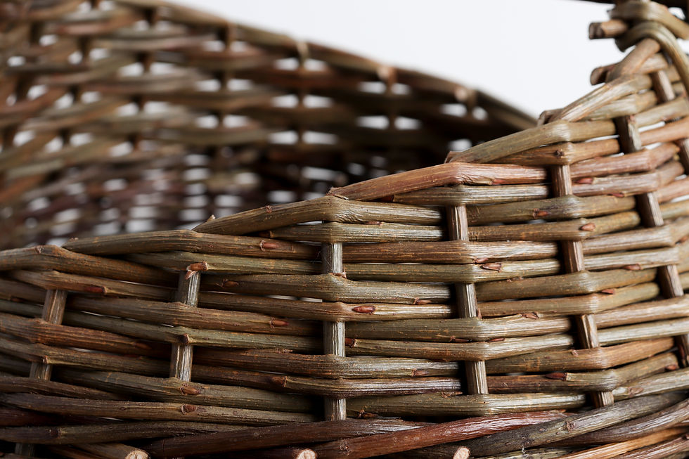 Thumbnail: asymmetric contemporary basket | small