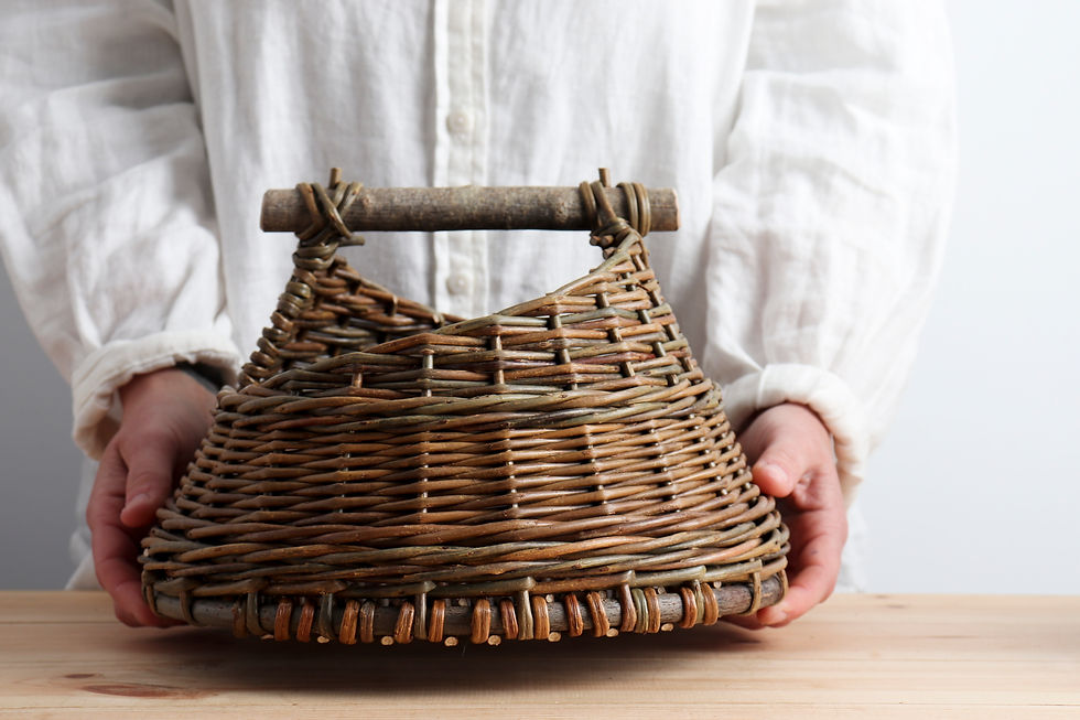 Thumbnail: asymmetric contemporary basket |  small
