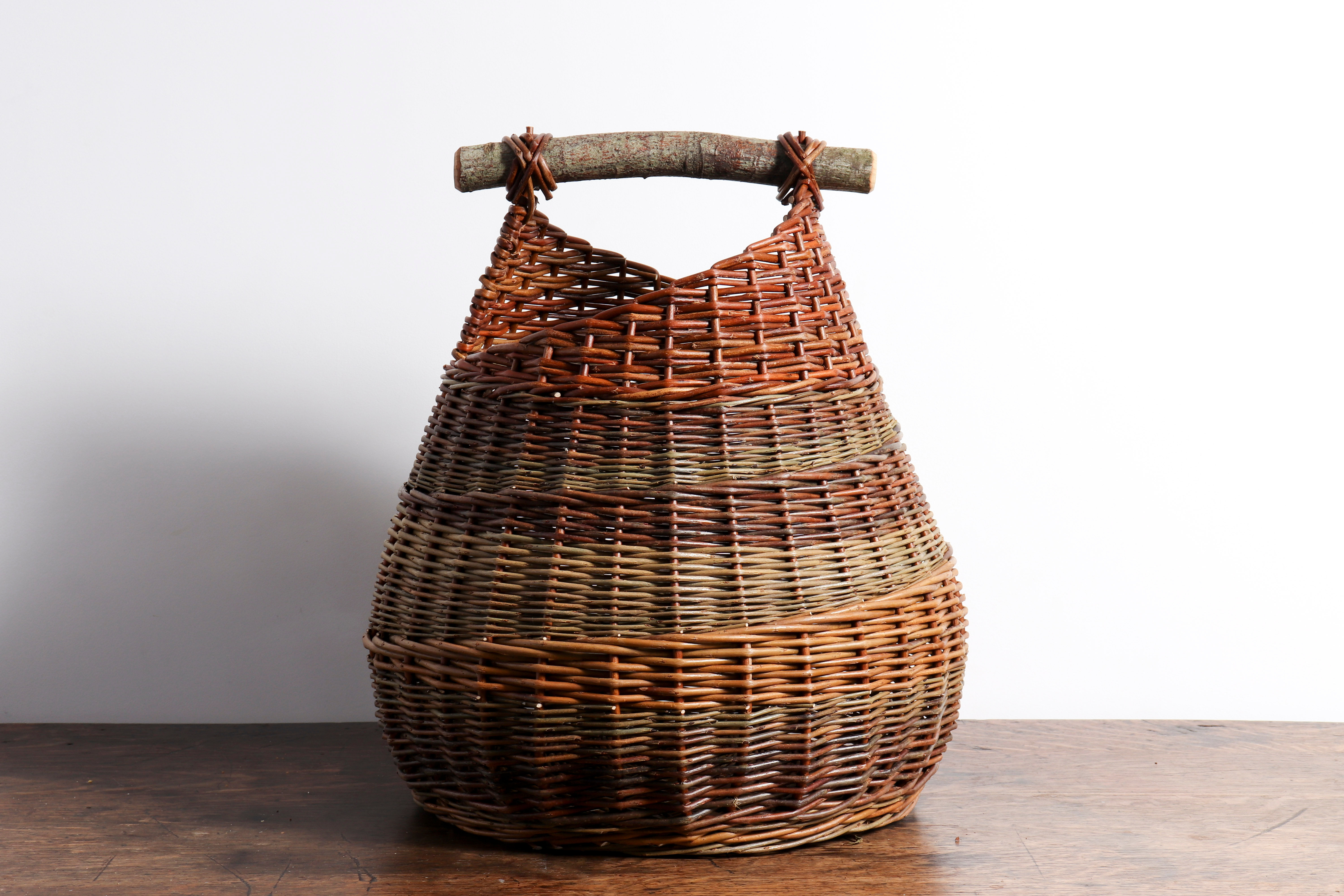 asymmetric contemporary basket | large
