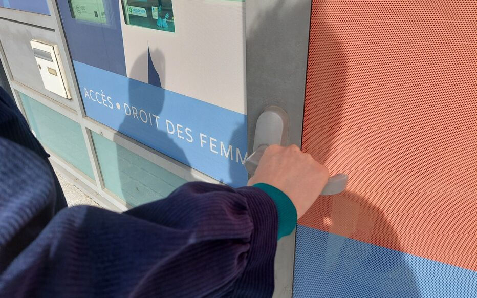 Nanterre (Hauts-de-Seine), le samedi 8 mars. Marie a été orientée vers la Maison des femmes après un rendez-vous avec un médecin, au cours duquel elle a évoqué les violences dont elle était victime. (Photo : LP / Olivier Bureau)