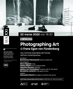 Photographing Art Launching, MAXXI, Rome, March 22nd