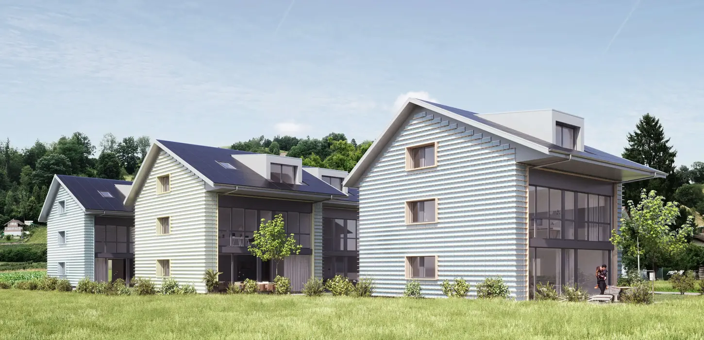 Visualisierung Quartier Mösli in Rohrbach