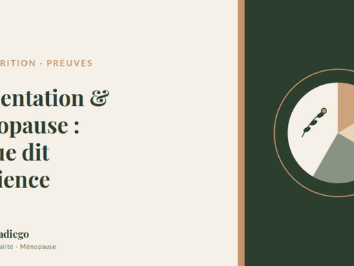Alimentation et ménopause : ce que la science dit vraiment (et ce qu’on peut oublier)