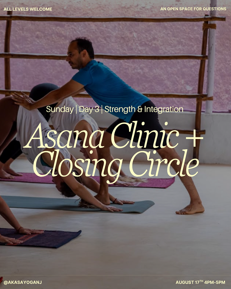 Magic Guru - Day 3: Asana Clinic + Closing Circle