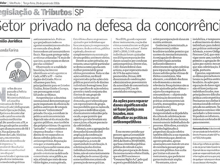 Private sector in defense of competition