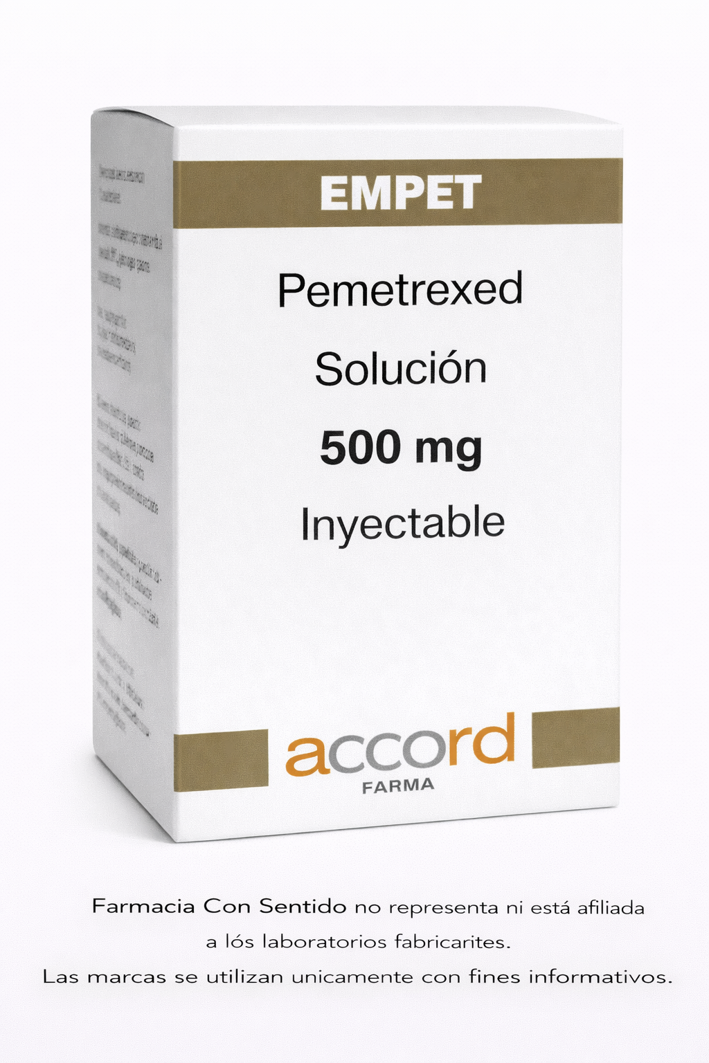 Pemetrexed 500 mg Solución inyectable