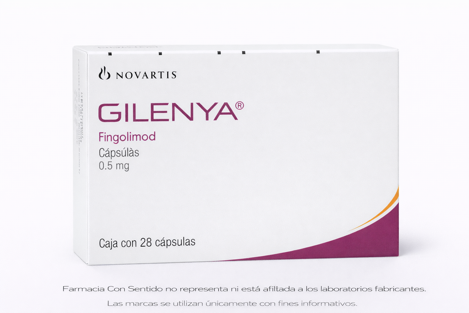 Fingolimod 0.5 mg Caja con 28 cápsulas