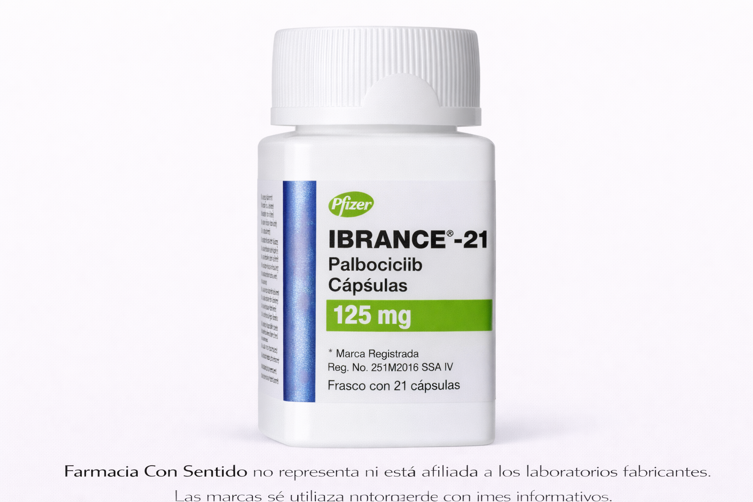 Palbociclib 125 mg Frasco con 21 cápsulas