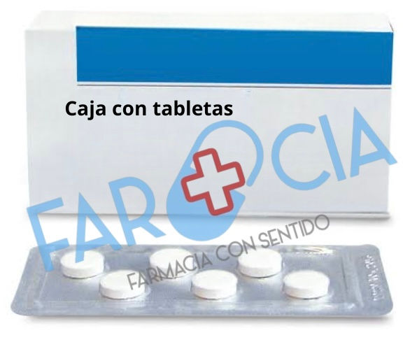 Caja con tabletas