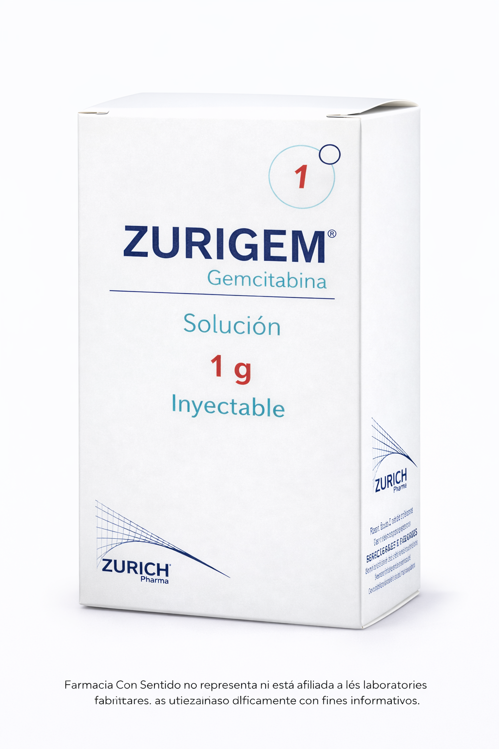 Gemcitabina 1 g/ 25mL Frasco ámpula