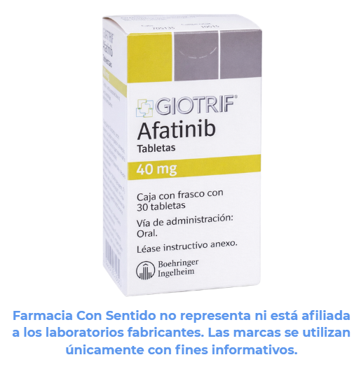 Afatinib 40 mg Frasco con 30 tableras