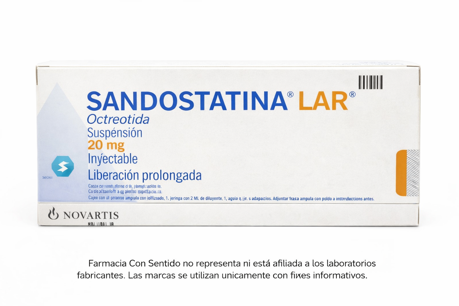 Octreotida 20 mg Jeringa prellenada