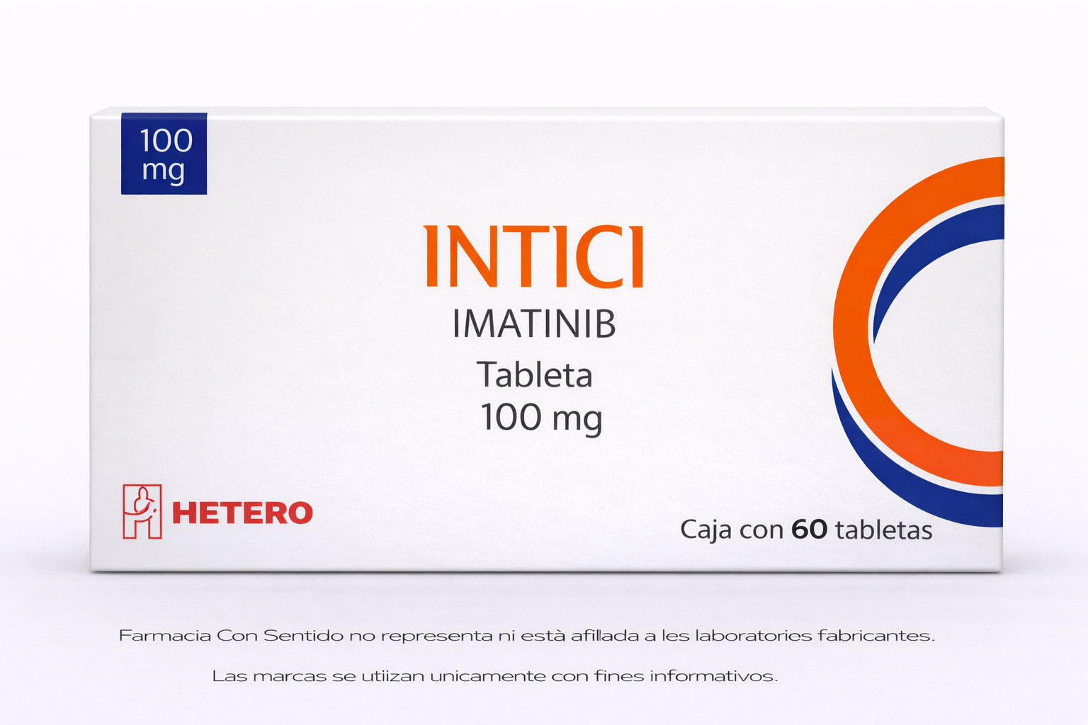 Imatinib 100 mg Caja con 60 tabletas