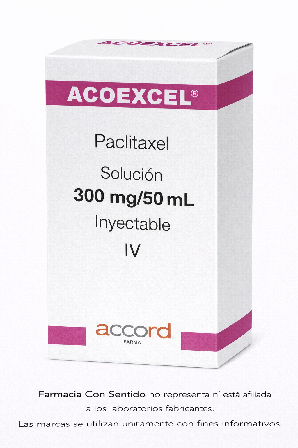 Paclitaxel 300 mg/ 50 mL Frasco ámpula