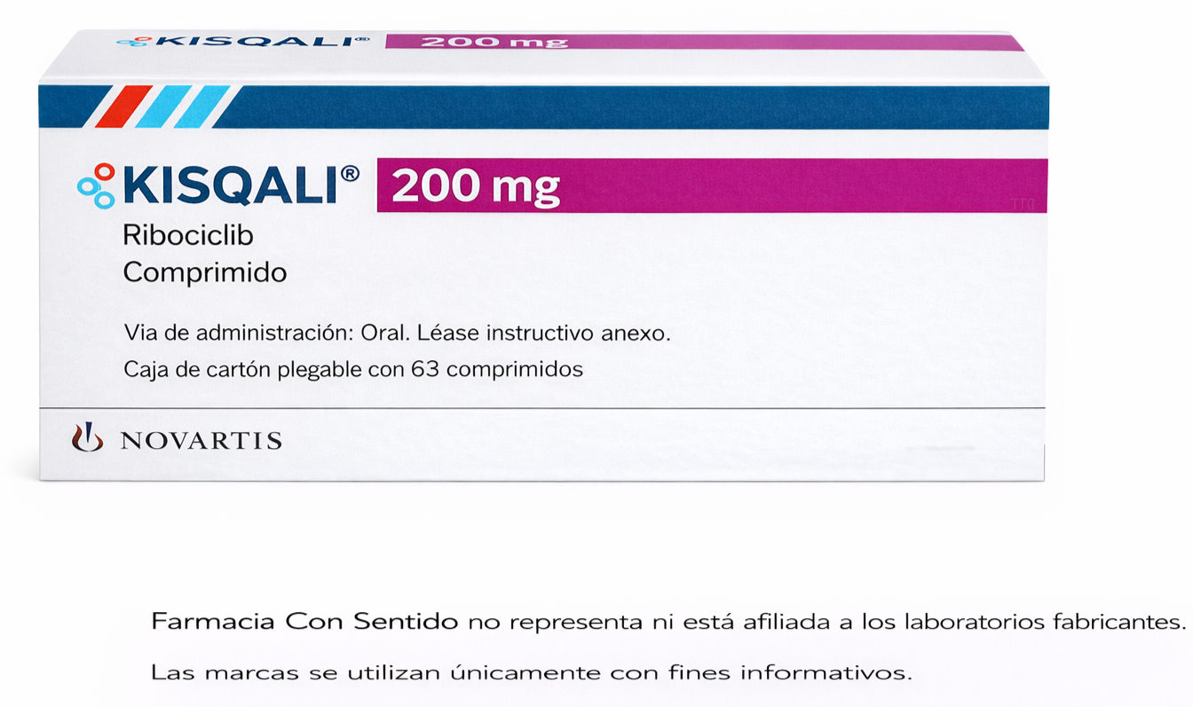 Ribociclib 200 mg Caja con 63 tabletas