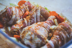 Chicken Bacon Veggie Bake