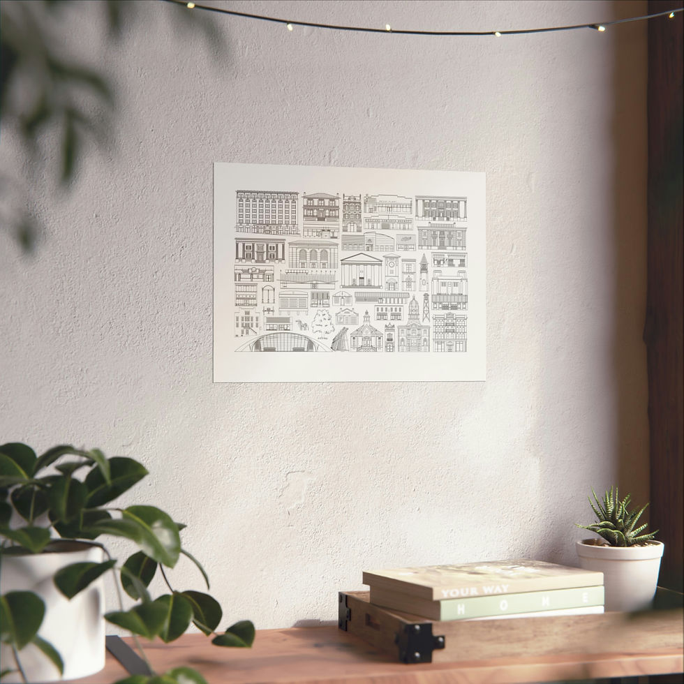 Thumbnail: Landmarks - Athens, Georgia - Print