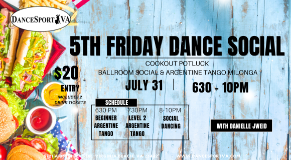 5th Friday Dance Social & Argentine Tango Milonga