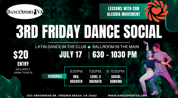 3rd Friday Dance: Ballroom and Latin Night