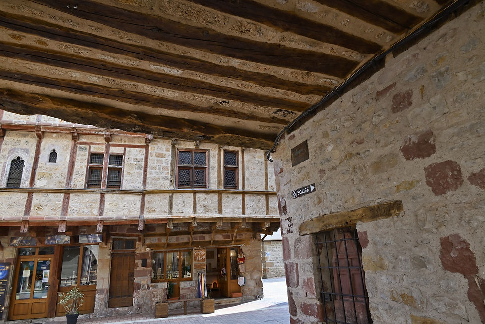 Centre ancien La Canourgue, la maison à pans