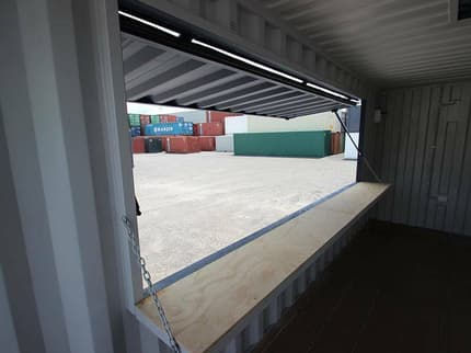 Thumbnail: 20ft Shipping Container Kiosk Cafe Unit