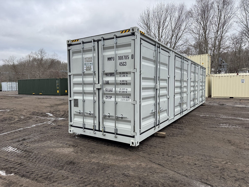 Thumbnail: High Cube Shipping Container Four Side Openings 40ft