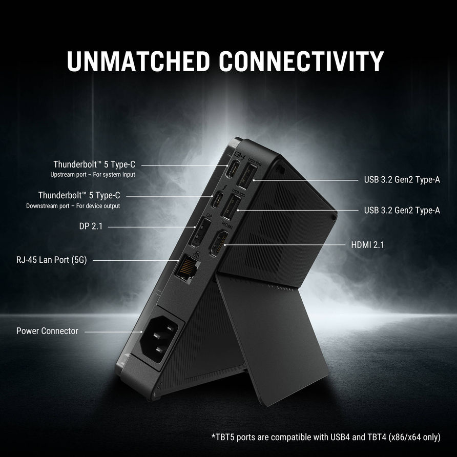 ASUS ROG XG Mobile 2025 External GPU RTX 5070 Ti Thunderbolt 5 Dock