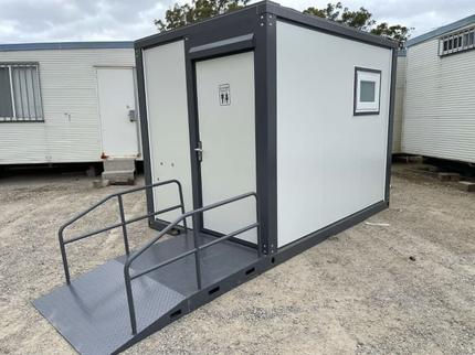 Portable Accessible Disabled Toilet Block Building Unused 2026