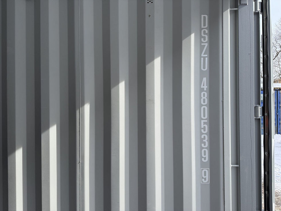 Thumbnail: 40ft High Cube Shipping Container Gray