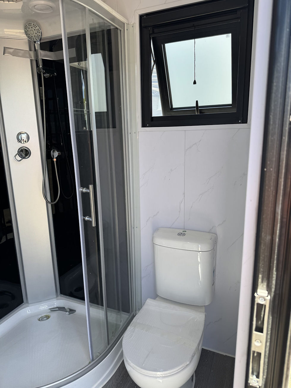 Thumbnail: Deluxe Transportable Toilet and Shower Unit