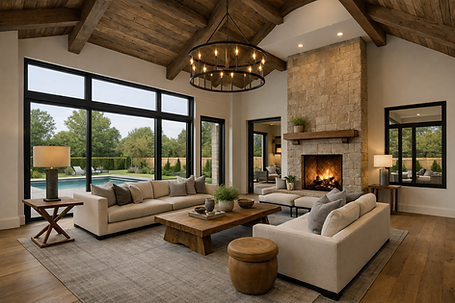 8 modern rustic living room with vaulted wood ceiling.png