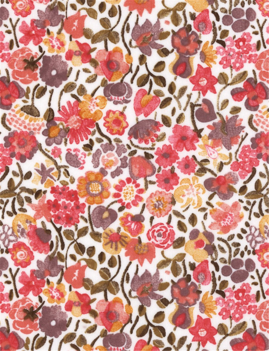 Miniature : Chausson "Douceur" Liberty rose du printemps