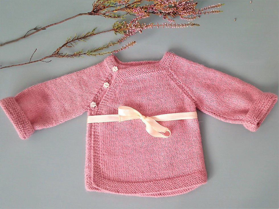 Miniature : Cache-coeur Rose Caresse