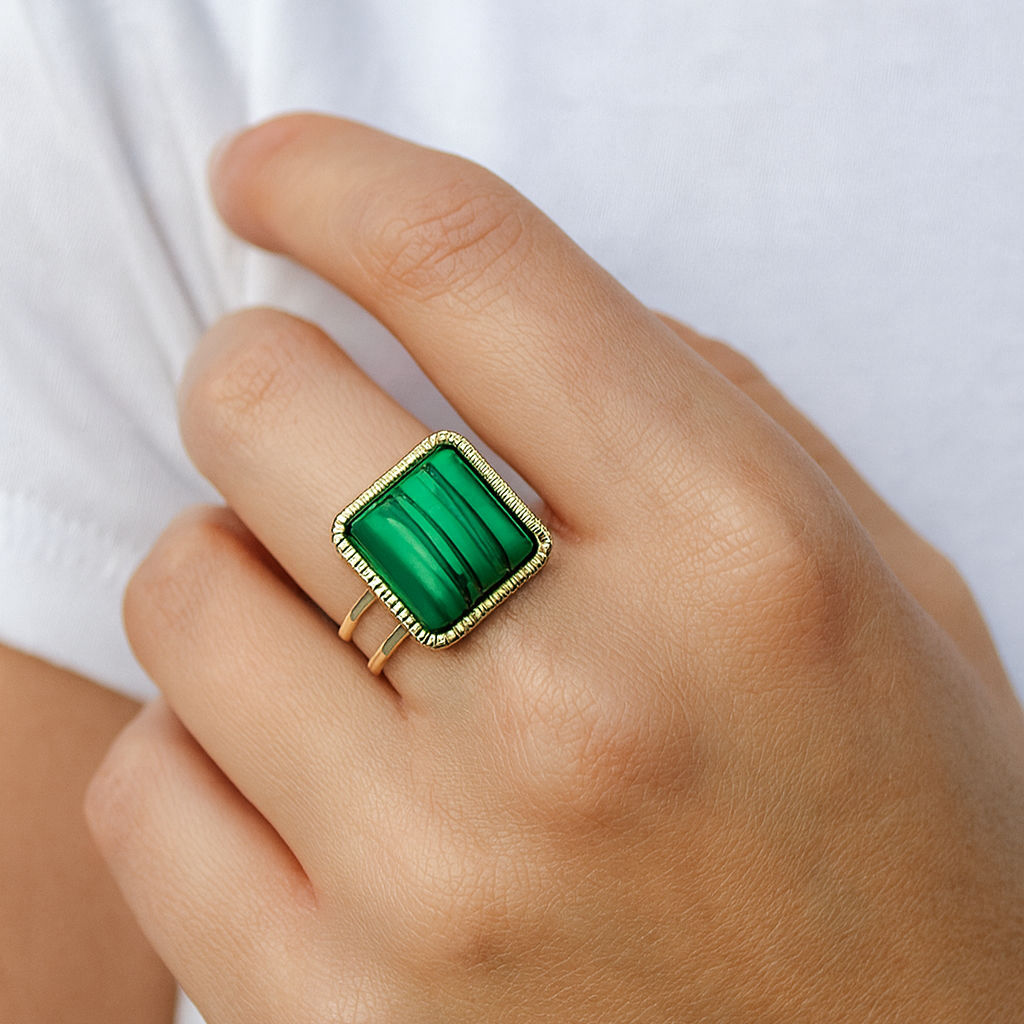 Bague carrée Éden