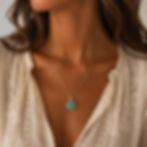 Collier Évidence pierre naturelle Amazonite