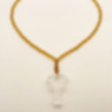 Collier pierre naturelle palmier Ibiza