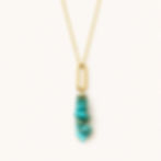Collier Boheme chic turquoise Lagon