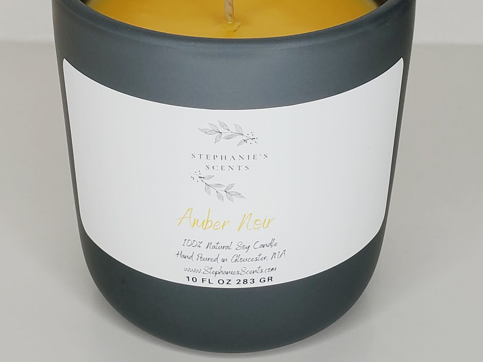 Miniatura: Amber Noir Soy Candle