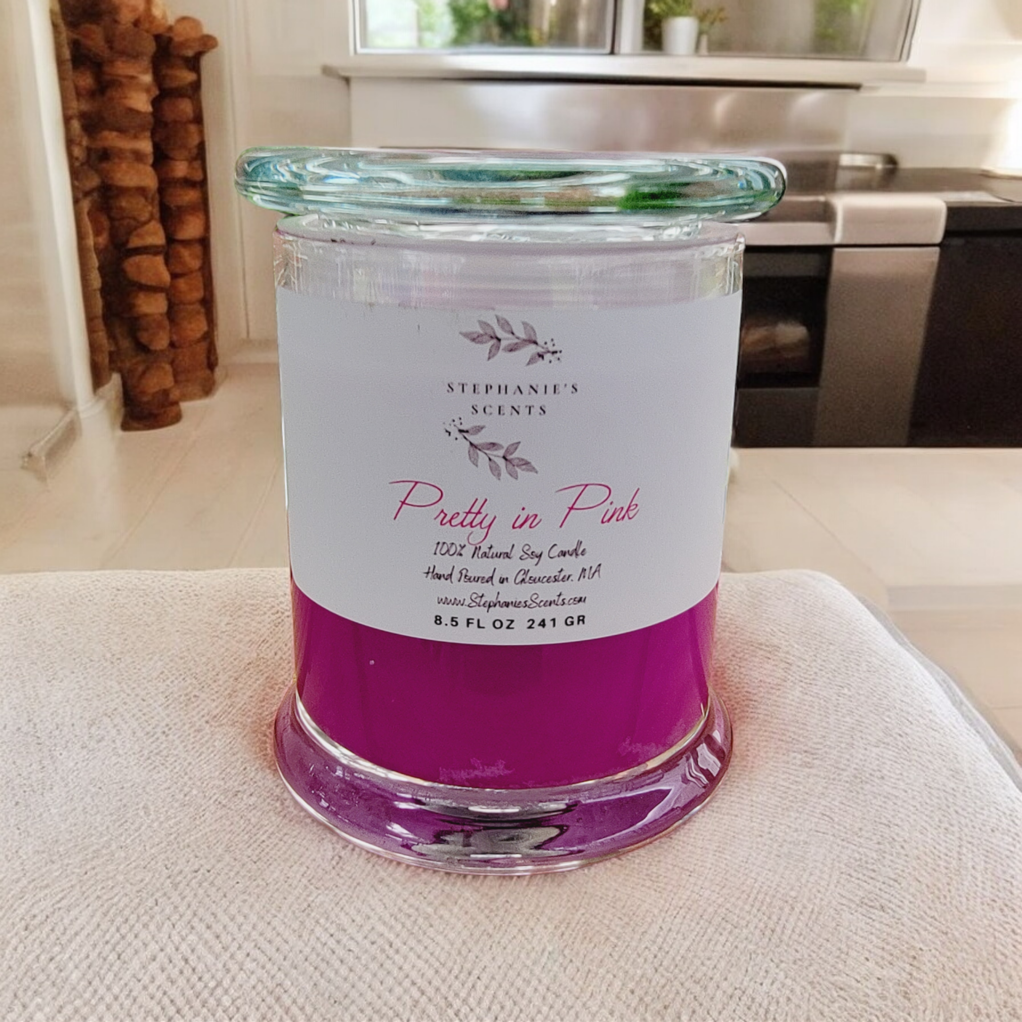 Pretty in Pink Soy Candle