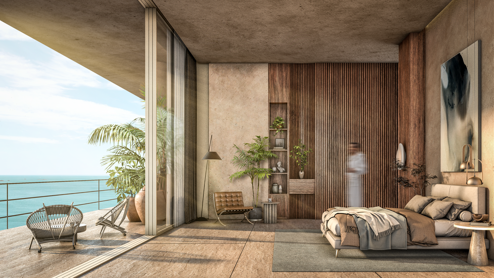 Residential high rise building in Miami by architecture studio Vertebral