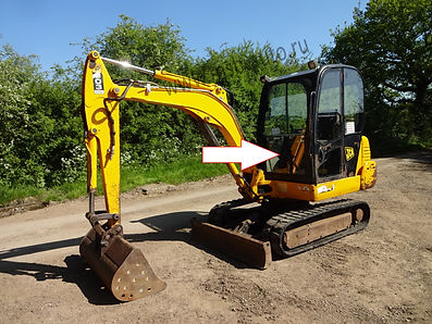 Стекло лобовое нижнее мини экскаватор JCB 803 Super